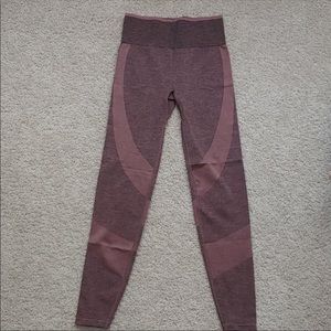 Brown pink seamless tights!